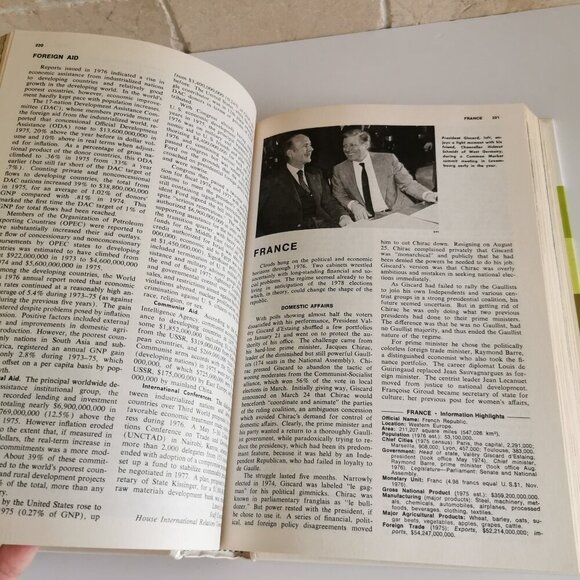 1977 Year Book Encyclopedia Vintage Birthday Gift Annual Recap Grolier Gen X - Picture 7 of 9